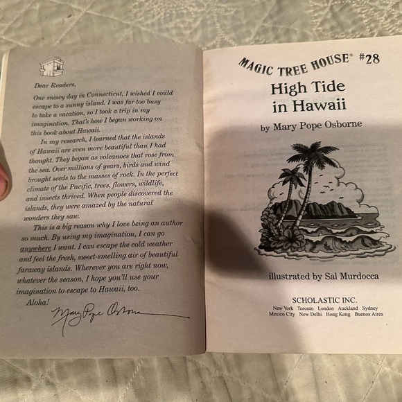 High tide in Hawaii- Magic treehouse #28 - Picture 2 of 9